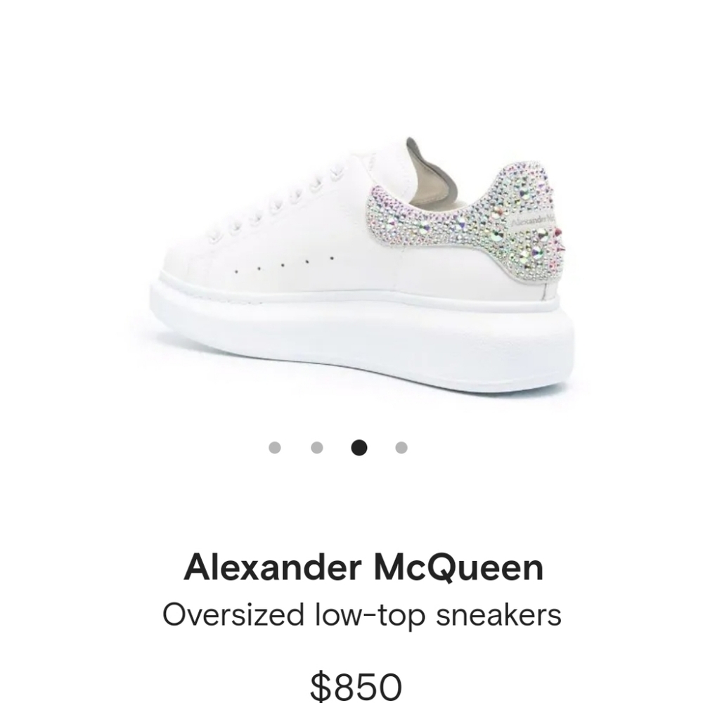 Alexander McQueen Crystal embellish sneaker